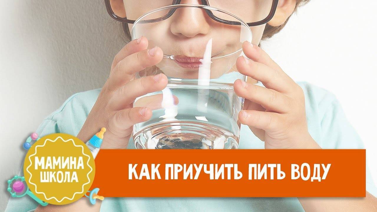 Как приучить ребенка ежедневно пить воду