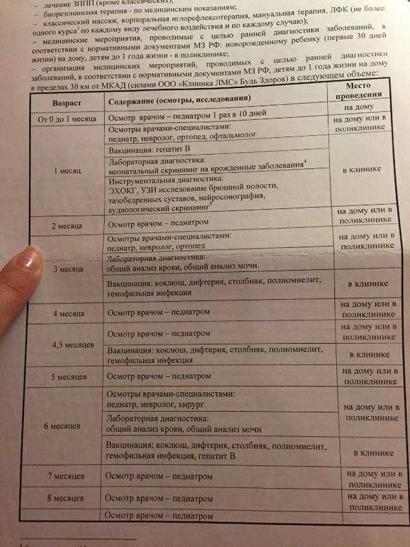 Каких врачей нужно пройти ребенку в 3, 6 и 9 месяцев: список плановых обследований и анализов
