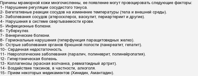 Мраморная кожа у грудничка: причины и лечение
