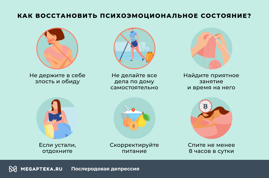 Послеродовая депрессия — симптомы и признаки, лечение, стадии и последствия болезни