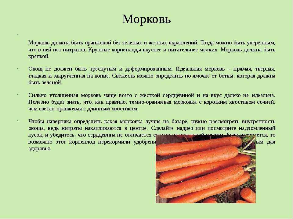 Морковь при грудном вскармливании: польза или вред