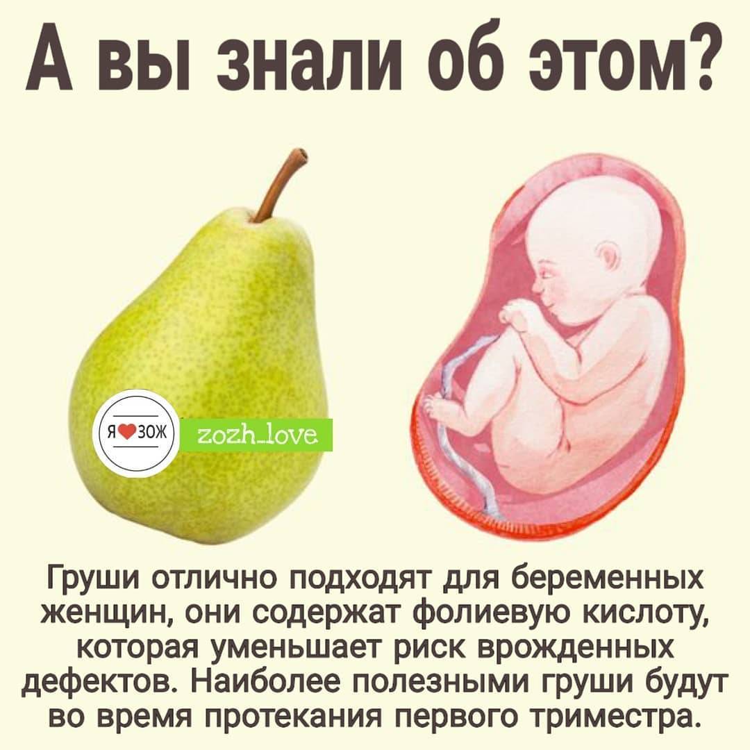 Груша при грудном вскармливании - можно или нет, польза и вред