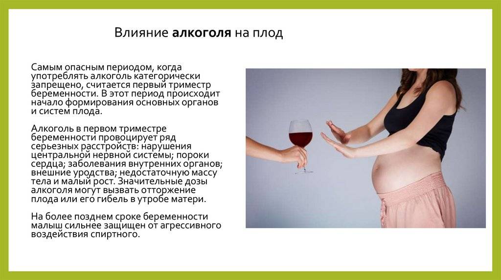 Алкоголь при беременности – здоровье будущего малыша в опасности