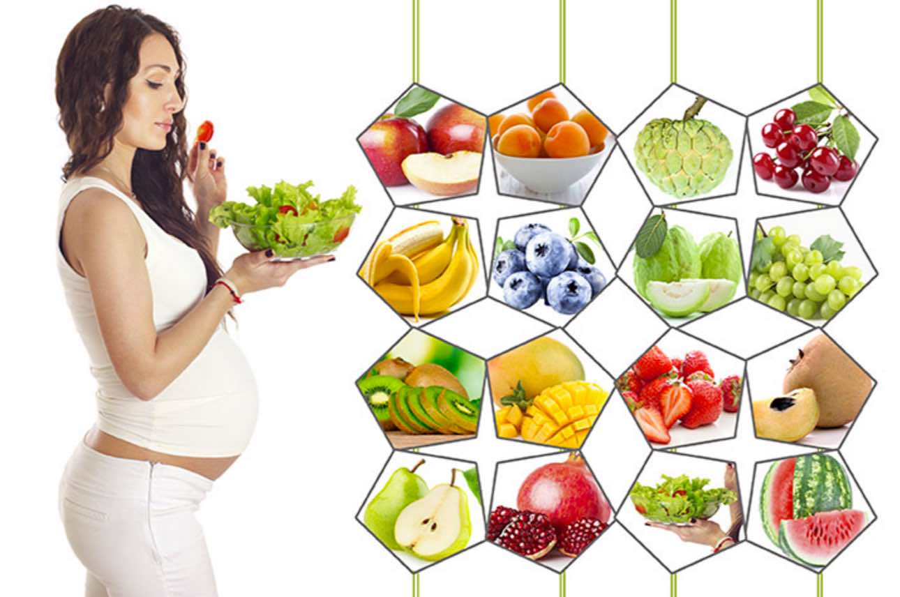 Овощи и фрукты при беременности