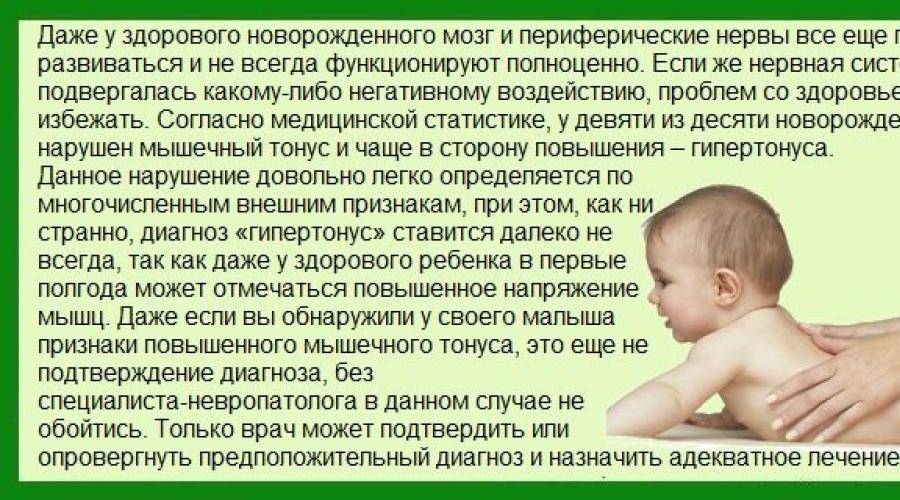 Гипертонус у новорожденного