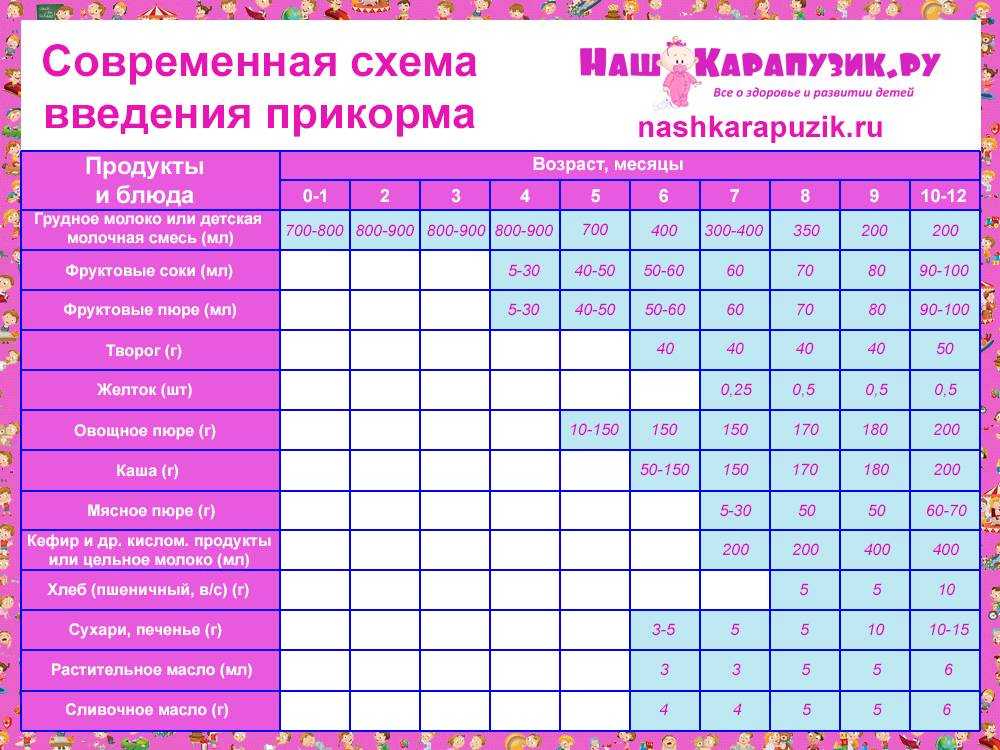 Педагогический прикорм при грудном вскармливании: схема и рекомендации