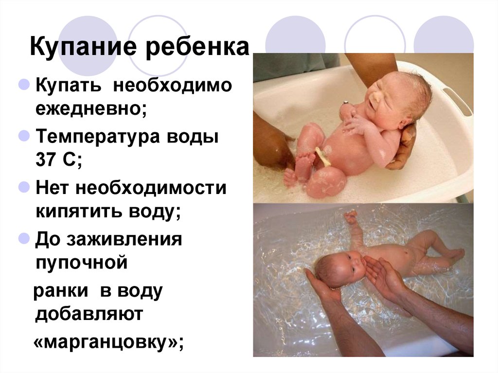 Купаться после родов. Купание новорожденного памятка. Купание новорожденного алгоритм. Температура воды для купания новорожденных. Проведение гигиенической ванны новорожденному.