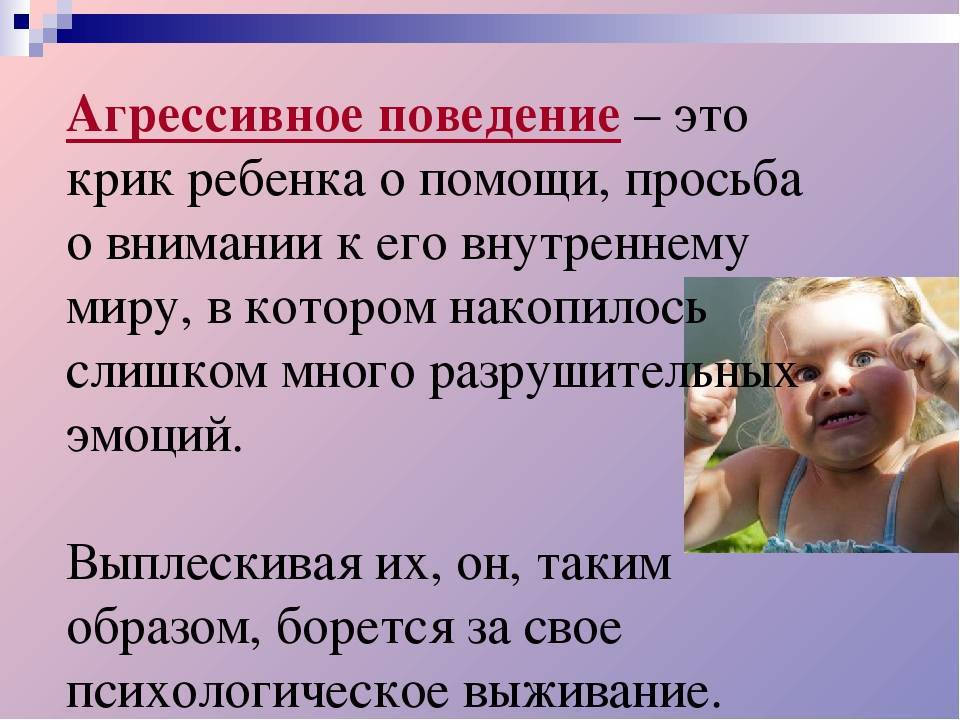 Агрессивный ребенок: рекомендации родителям