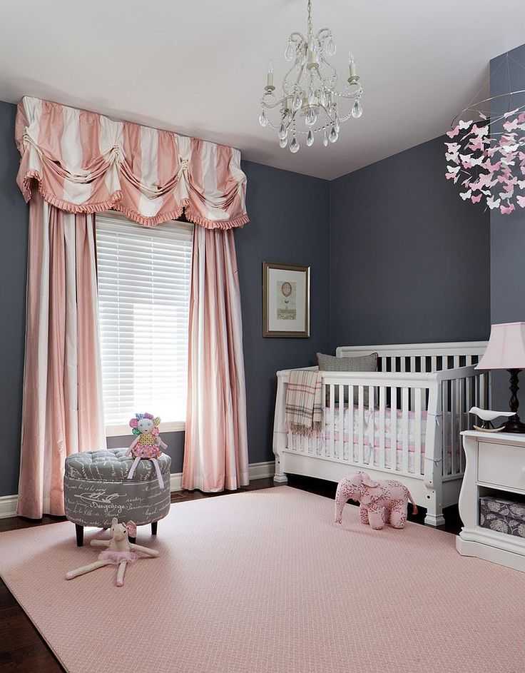 Серо розовая комната. Комната для новорожденного. Спальня для новорожденной девочки. Дизайн детской комнаты для девочки. Комната для младенца девочки.