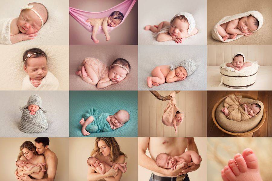 3 хитрости постановки кадра для фотосъемки новорожденных