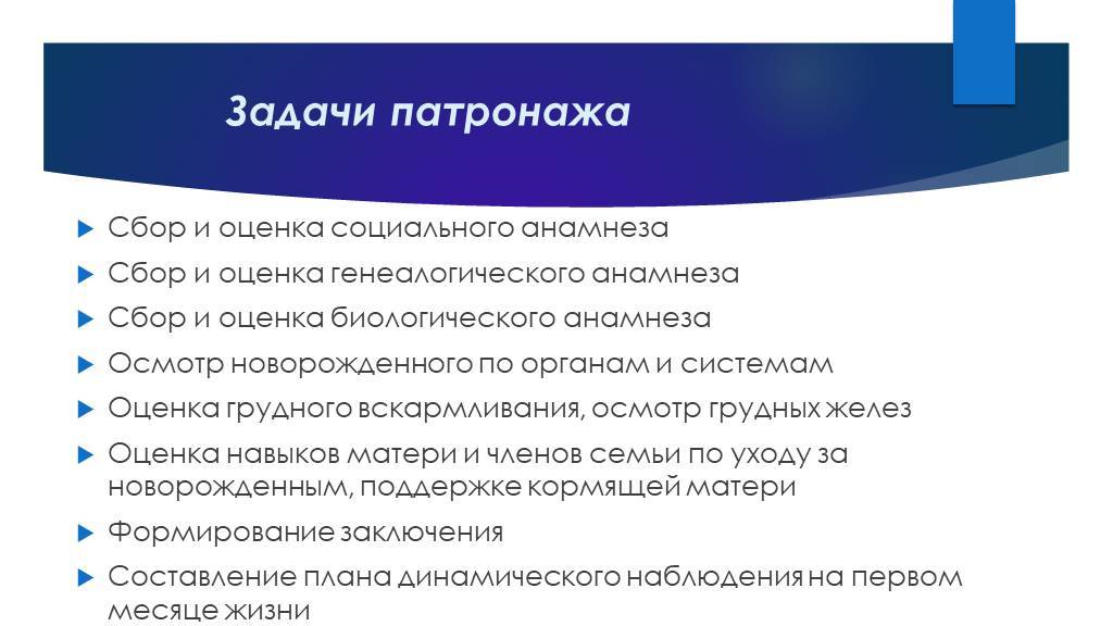 Врачебно-сестринский патронаж новорожденного на дому: цели, сроки, сколько раз в неделю. первичный патронаж новорожденного: образец заполнения