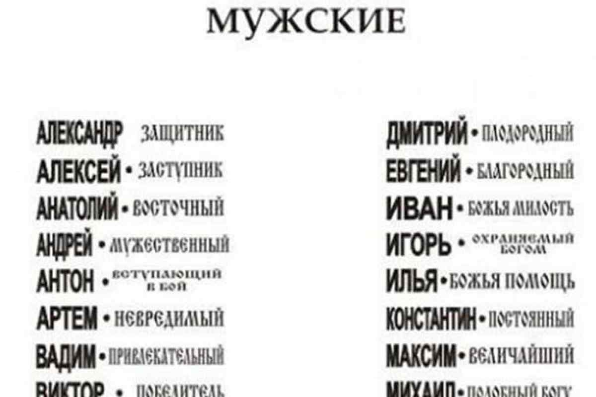 Как выбрать самые лучшие имена для мальчиков