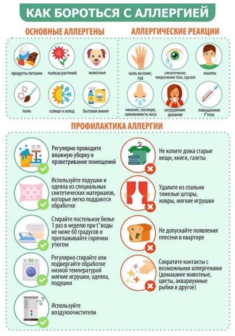 5 причин повышения температуры у детей при аллергии