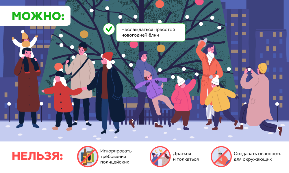 Памятка родителям о безопасности детей в период проведения новогодних праздников дома и общественных местах