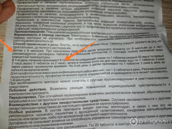Можно ли принимать эргоферон при лактации