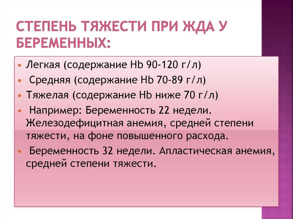 Роды при железодефицитной анемии: предродовая и послеродовая терапия, осложнения