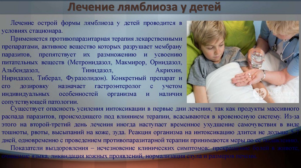 Лямблии у детей: симптомы, причины, диагностика и лечение лямблиоза