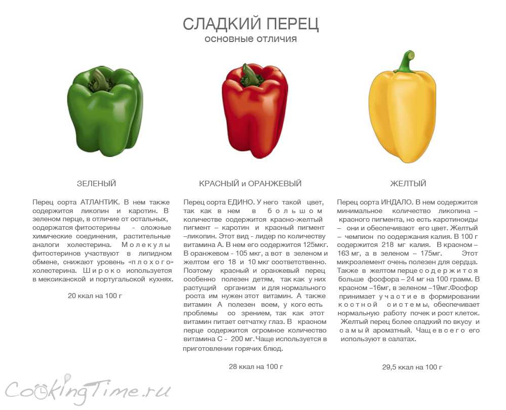 Перец красный сладкий: состав, калорийность, польза, рецепты